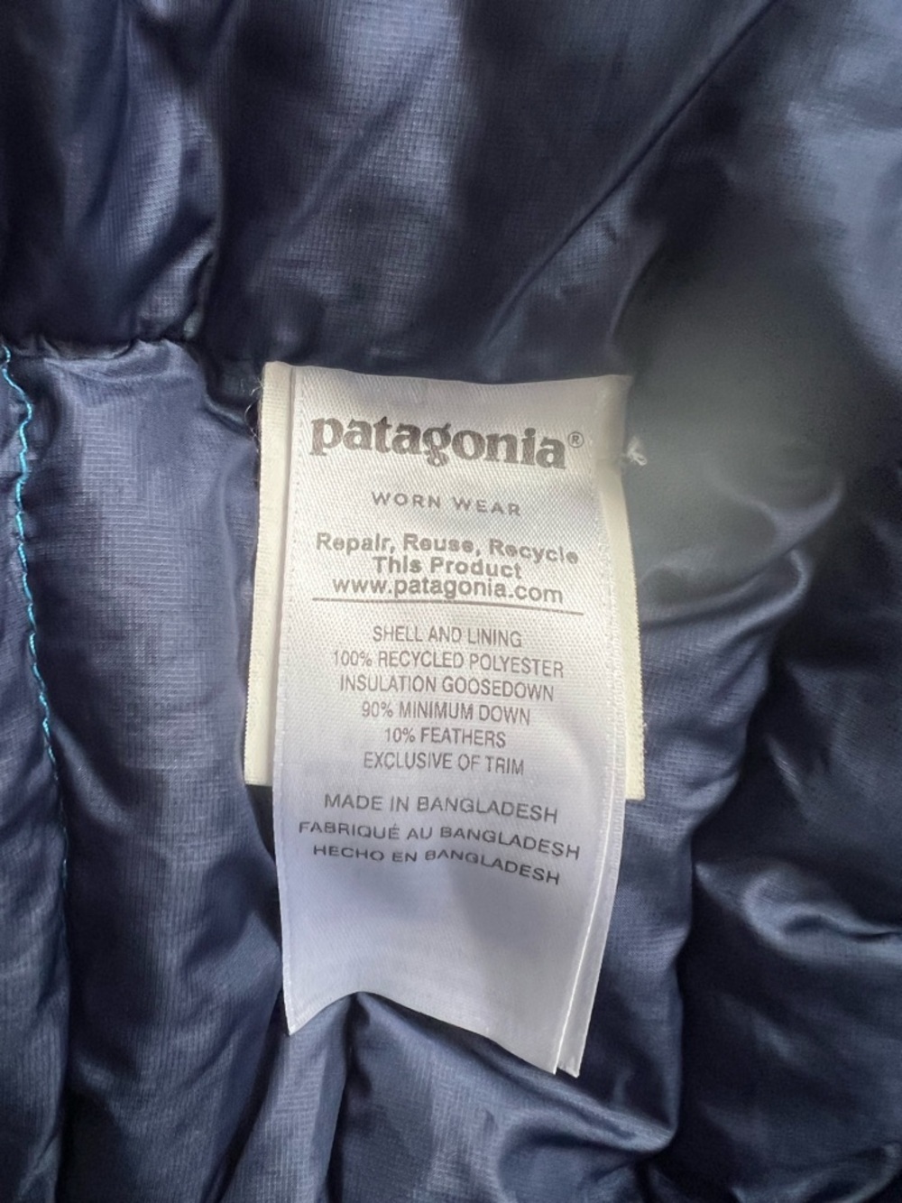 Patagonia  Bright Blue Puffer Jacket - Picture 10 of 11